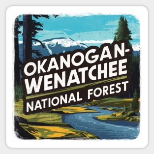 Okanogan-Wenatchee National Forest Landscape Sticker